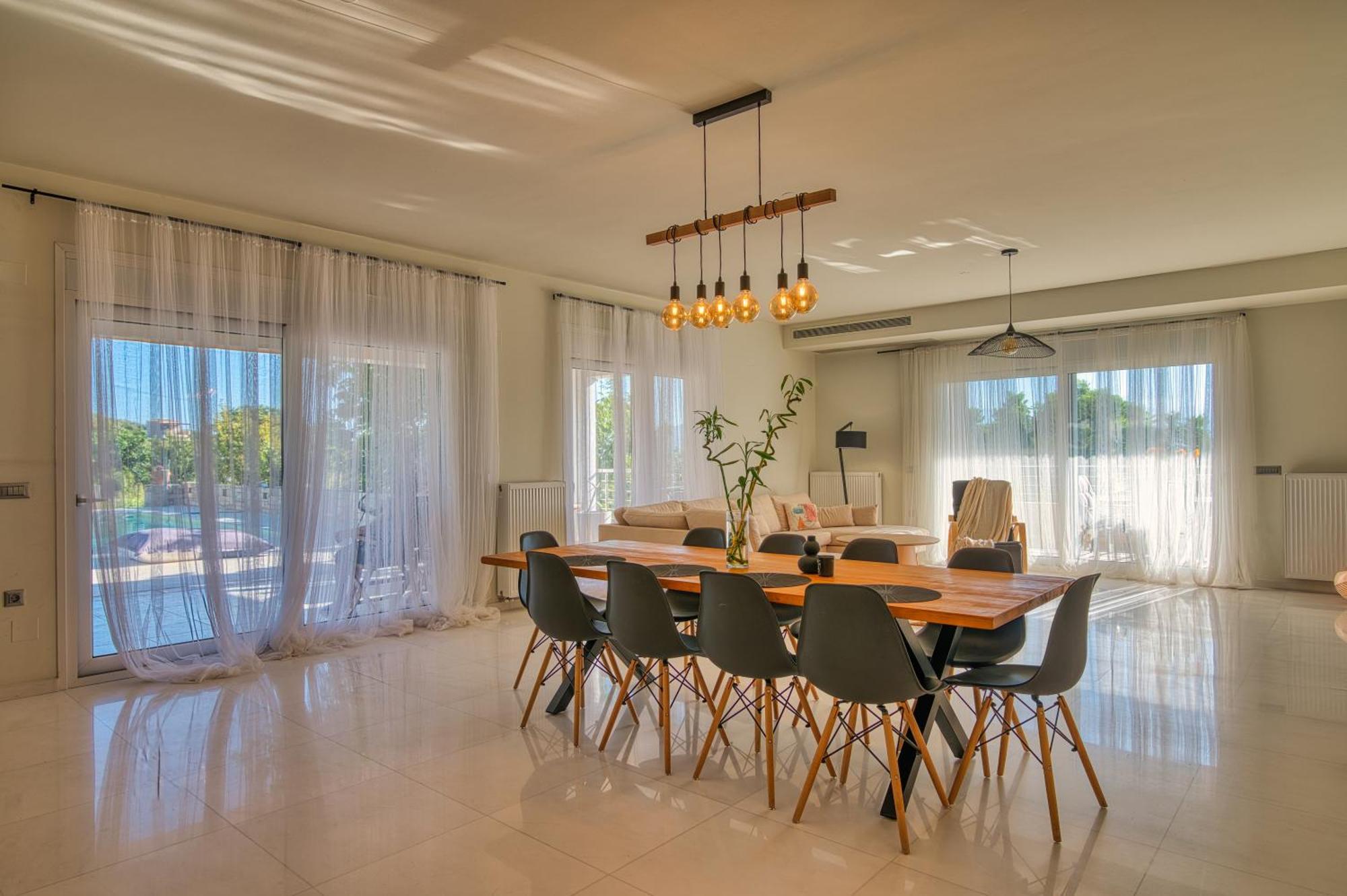 Blue Sky Villa In Crete Epano Vathia Exterior foto