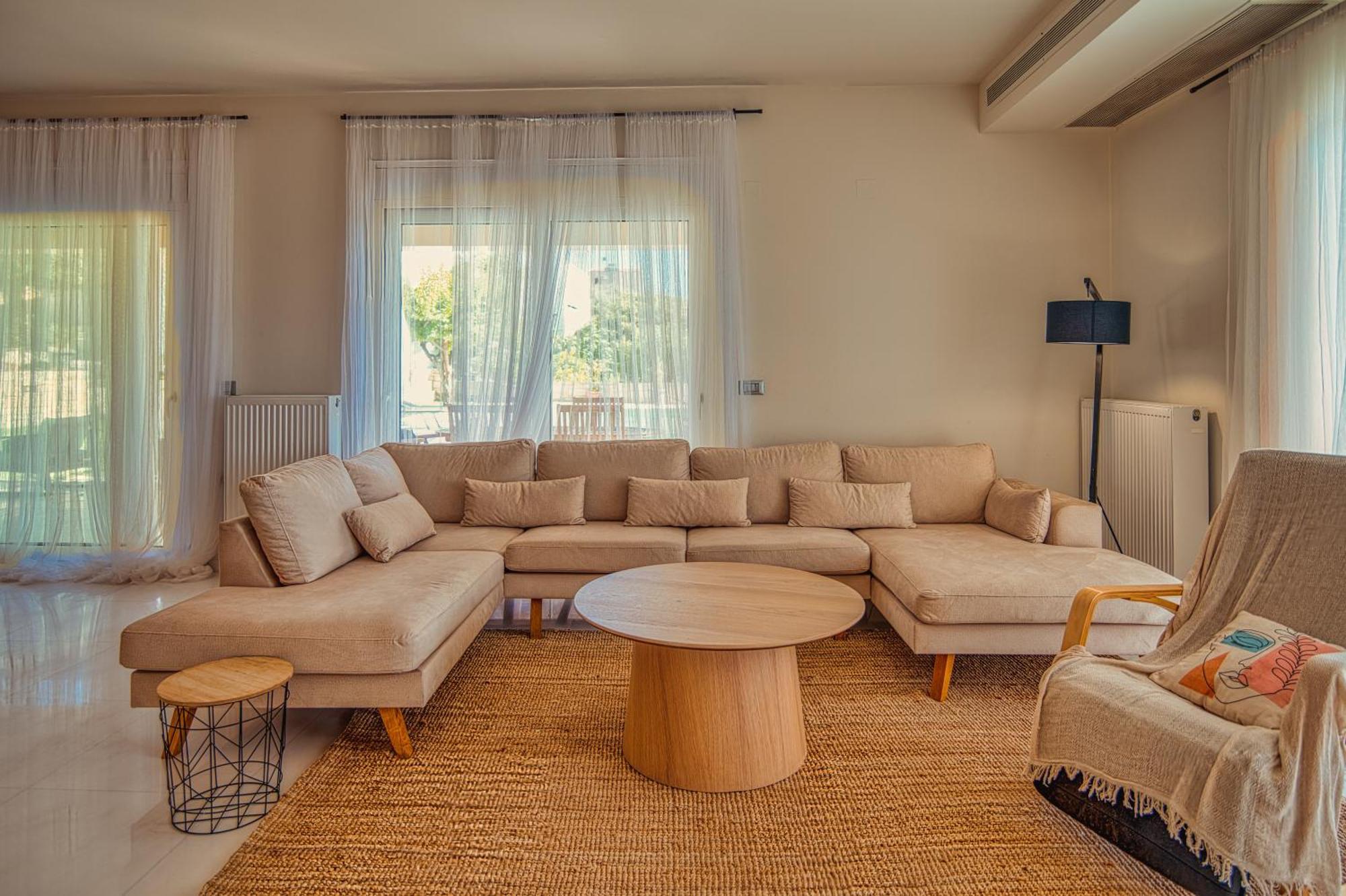 Blue Sky Villa In Crete Epano Vathia Exterior foto