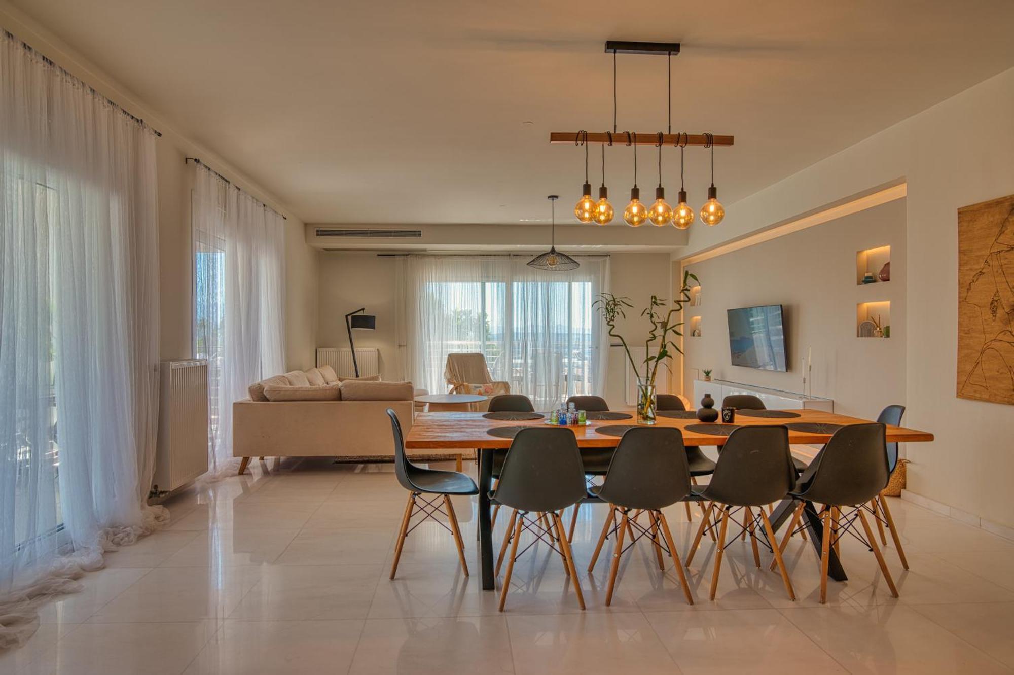 Blue Sky Villa In Crete Epano Vathia Exterior foto